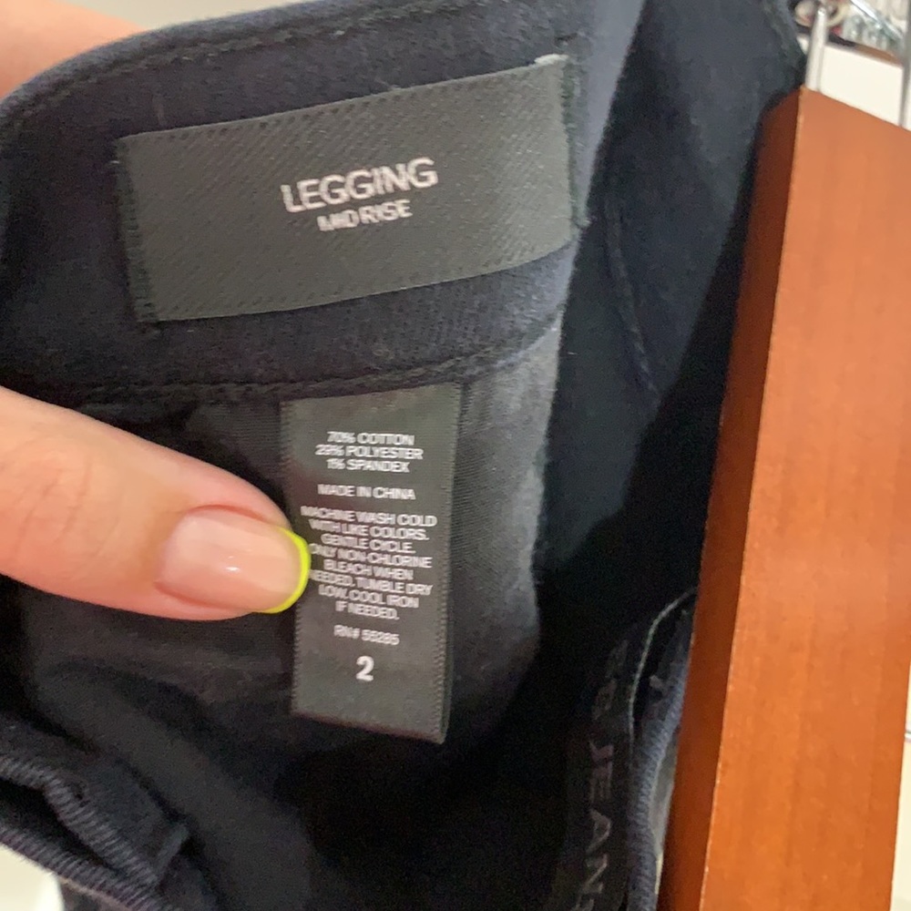 EXPRESS BLACK RIPPED JEANS - Picture 6 of 6